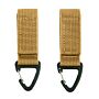 101inc Molle carabiner hook 2-pack coyote