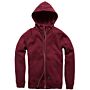 Vintage Industries Basing hooded zip sweater cranberry
