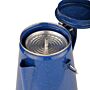 Fosco Emaille Koffie Percolator blauw