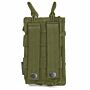 101Inc Molle pouch Sidearm 2 Mag. C groen