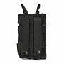 101Inc Molle pouch Sidearm 2 Mag. C zwart