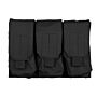 101inc Triple M4 mag pouch zwart