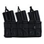 101inc Triple stacker M4 mag pouch zwart