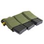 101inc Elastic M4 magazijnhouder 3 groen