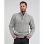 Life-Line Marcel Half-Zip trui Light Grey