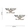 Embleem metaal Colonel rank eagles KL pin