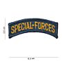 Embleem stof special forces blauw/geel
