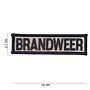 Embleem stof Brandweer Reflecterend