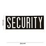 Embleem Security groot zwart