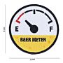 Embleem stof Beer meter met klittenband