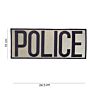 Embleem Police groot stof
