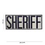 Embleem Sheriff groot stof