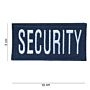 Embleem Security dik blauw