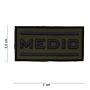 Embleem 3D PVC Medic groen