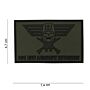Embleem 3D PVC 101inc airsoft division vierk groen