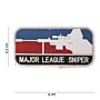 Embleem 3D PVC Major League Sniper color 