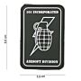Embleem 3D PVC 101 inc handgrenade groen