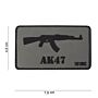 Embleem 3D PVC AK47 