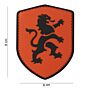 Embleem 3D PVC Schild Hollandse Leeuw Oranje