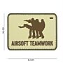 Embleem 3D PVC Airsoft teamwork coyote