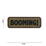 Embleem 3D PVC Booming! groen/bruin