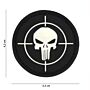Embleem 3D PVC Punisher vizier zwart