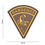 Embleem 3D PVC Bardenas geel/bruin