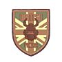Embleem 3D PVC British viking multi
