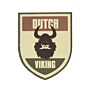 Embleem 3D PVC Dutch viking multi