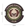 Embleem 3D PVC Clowns hunting club multi