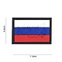 Embleem 3D PVC Rusland met contour