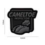 Embleem 3D PVC Cameltoe Inspector Zwart/Grijs