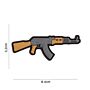 Embleem 3D PVC AK47