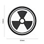 Embleem 3D PVC Nuclear Wit