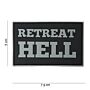 Embleem 3D PVC Retreat Hell