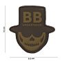 Embleem 3D PVC BB Undertaker bruin 