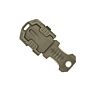 Molle quick release knife mini groen