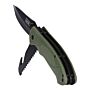 Fosco Bushcraft Zakmes groen