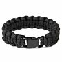 Paracord bracelet K2015 8inch zwart