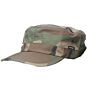 Vintage Industries US cap ripstop woodland camo