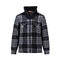 Life-Line Flores Gevoerd Fleece Vest/Jas Grey Check