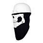 Face Mask Stretch Skull katoen zwart