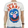 Fun t-shirt Grover near/far slimfit heren