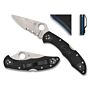 Spyderco Zakmes Delica 4 Thin Blue Line Black VG-10 CE