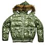 PuPha'Polo Monki bomber hooded racoon army green