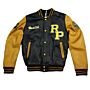Rino & Pelle Taurus Baseball jack leder navy/yellow