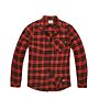 Vintage Industries Riley Flannel Shirt Red Check