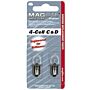 Maglite reserve lampje 4 C-D cell 2stuks