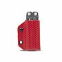Clip & Carry Kydex Sheath CF-Red Leatherman Wingman/Sidekick/Rebar