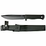 Fällkniven Outdoormes Army Survival Knife Black, Zytel Sheath